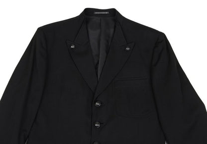 Yohji Yamamoto POUR HOMME 09AW Wool Jacket Black Size 3
