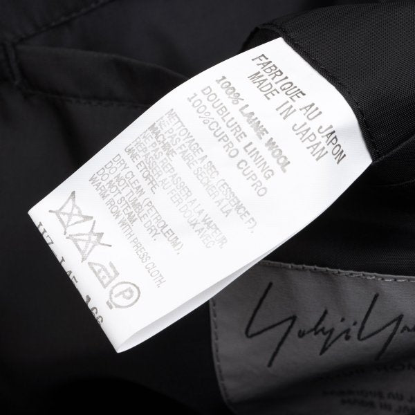 Yohji Yamamoto POUR HOMME 09AW Wool Jacket Black Size 3