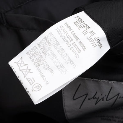 Yohji Yamamoto POUR HOMME 09AW Wool Jacket Black Size 3