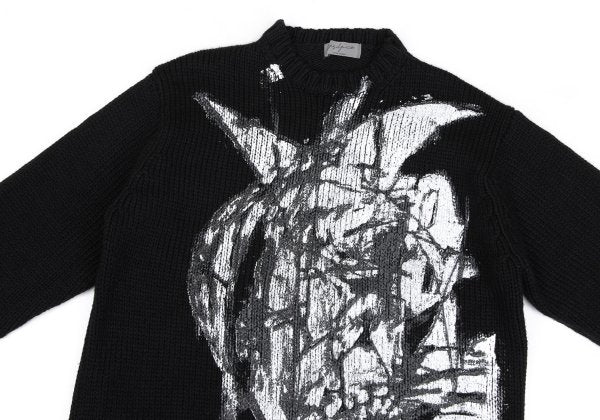 Yohji Yamamoto POUR HOMME Madness Sweater Black Size 3