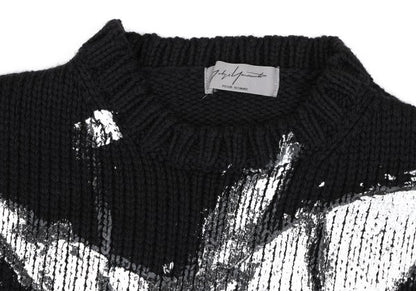 Yohji Yamamoto POUR HOMME Madness Sweater Black Size 3