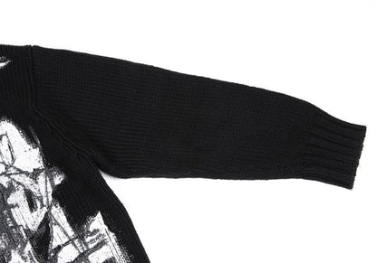 Yohji Yamamoto POUR HOMME Madness Sweater Black Size 3