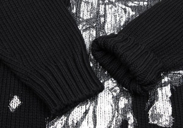 Yohji Yamamoto POUR HOMME Madness Sweater Black Size 3