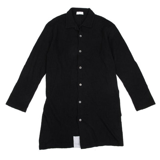 Yohji Yamamoto POUR HOMME Wool Garment Knit Black Size 2