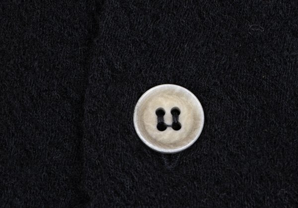 Yohji Yamamoto POUR HOMME Wool Garment Knit Black Size 2