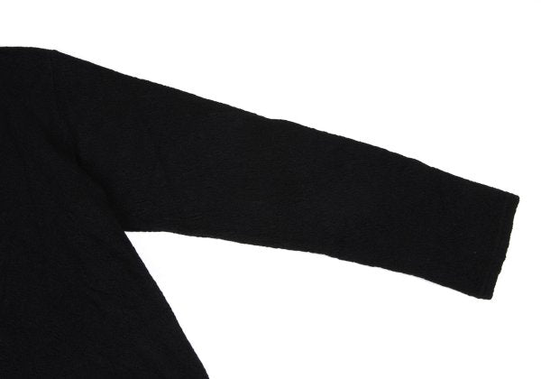 Yohji Yamamoto POUR HOMME Wool Garment Knit Black Size 2