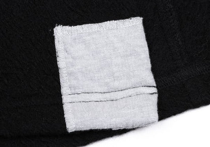 Yohji Yamamoto POUR HOMME Wool Garment Knit Black Size 2
