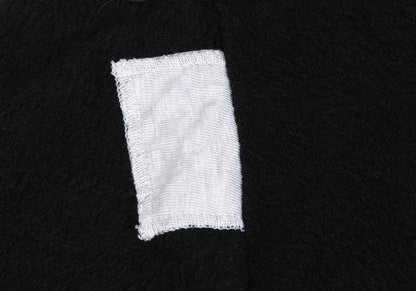 Yohji Yamamoto POUR HOMME Wool Garment Knit Black Size 2