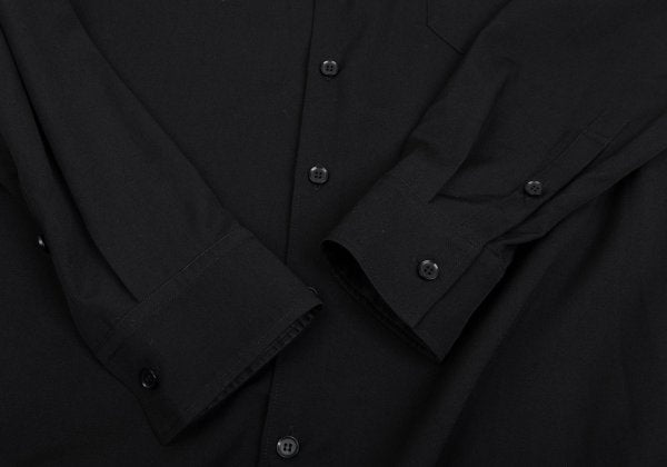 Yohji Yamamoto POUR HOMME Wool Gabardine Shirt Black Size 3