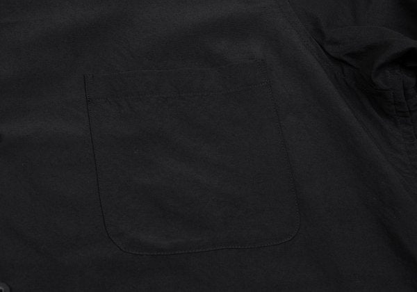 Yohji Yamamoto POUR HOMME Silk Blend Shirt Black Size 3