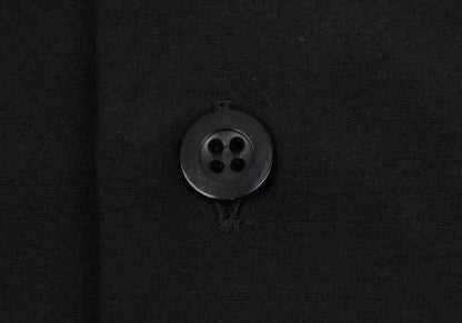 Yohji Yamamoto POUR HOMME Silk Blend Shirt Black Size 3