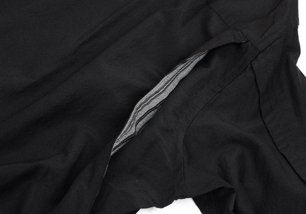 Yohji Yamamoto POUR HOMME Silk Blend Shirt Black Size 3