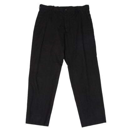 Yohji Yamamoto POUR HOMME Linen Cotton Pants Black Size 3