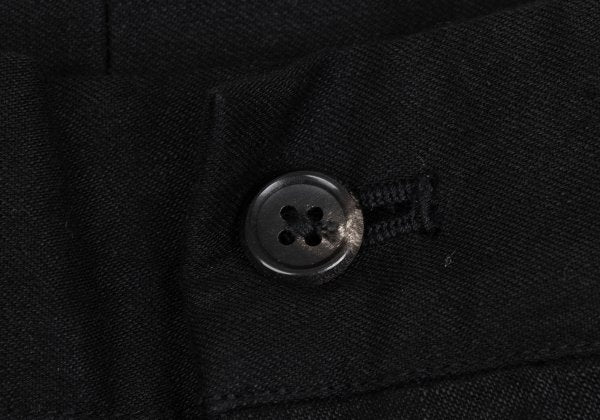 Yohji Yamamoto POUR HOMME Linen Cotton Pants Black Size 3
