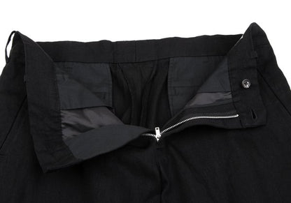 Yohji Yamamoto POUR HOMME Linen Cotton Pants Black Size 3