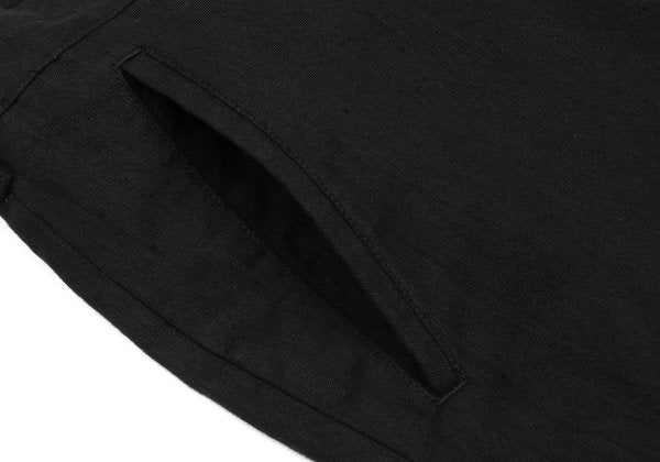 Yohji Yamamoto POUR HOMME Linen Cotton Pants Black Size 3