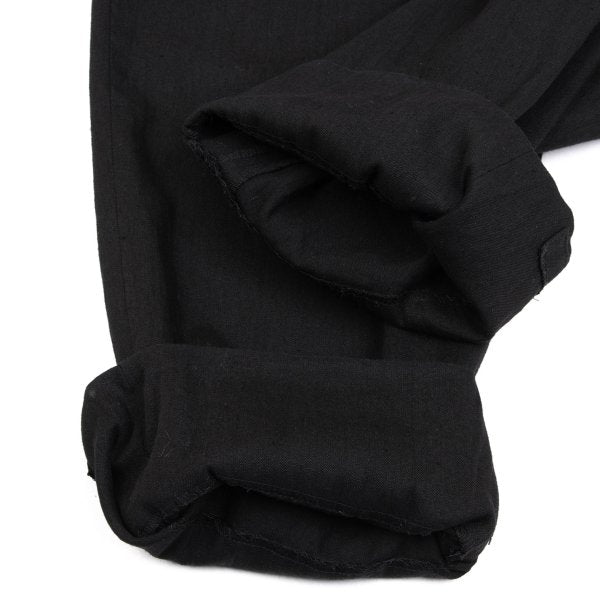 Yohji Yamamoto POUR HOMME Linen Cotton Pants Black Size 3