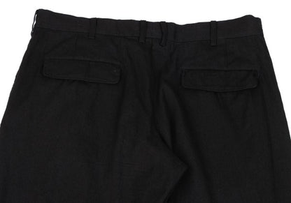 Yohji Yamamoto POUR HOMME Linen Cotton Pants Black Size 3