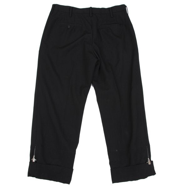 Yohji Yamamoto POUR HOMME Wool Gabardine Pants Black Size 3