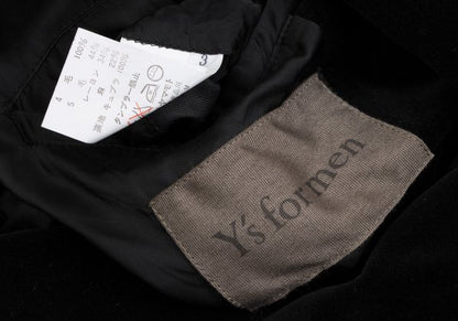 Y's for men Geometric Patchwork Velour Jacket Multi Size 3