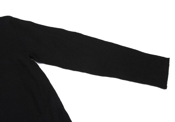 Y's for men Cashmere Hem Zip Design Sweater Black Size 2