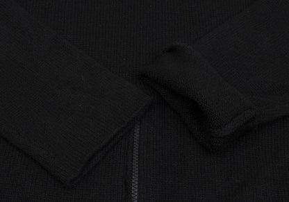 Y's for men Cashmere Hem Zip Design Sweater Black Size 2