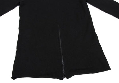 Y's for men Cashmere Hem Zip Design Sweater Black Size 2