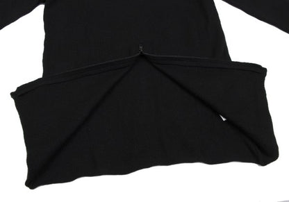 Y's for men Cashmere Hem Zip Design Sweater Black Size 2