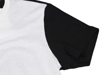 Y's for men Wool Blend Panel S/S T-Shirt Black Size 2