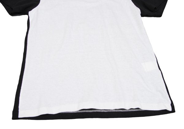 Y's for men Wool Blend Panel S/S T-Shirt Black Size 2