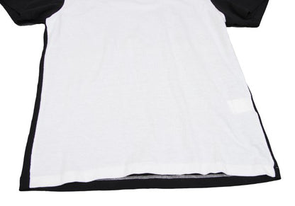 Y's for men Wool Blend Panel S/S T-Shirt Black Size 2