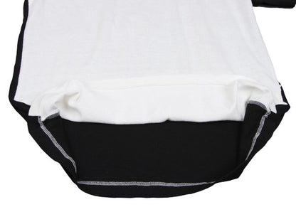 Y's for men Wool Blend Panel S/S T-Shirt Black Size 2
