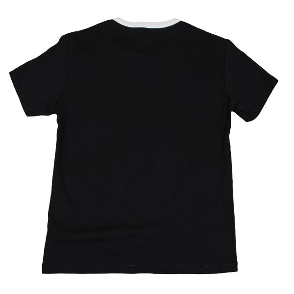 Y's for men Wool Blend Panel S/S T-Shirt Black Size 2