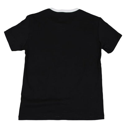 Y's for men Wool Blend Panel S/S T-Shirt Black Size 2