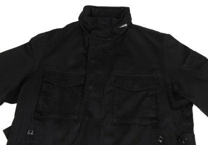 Y-3 Cotton Removable Liner Military Coat Black Size M
