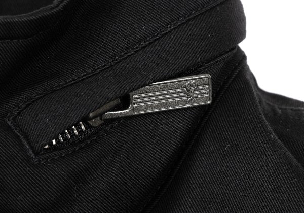 Y-3 Cotton Removable Liner Military Coat Black Size M