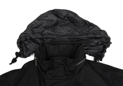 Y-3 Cotton Removable Liner Military Coat Black Size M