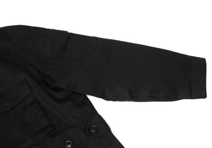 Y-3 Cotton Removable Liner Military Coat Black Size M