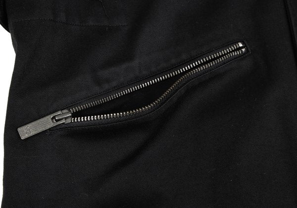 Y-3 Cotton Removable Liner Military Coat Black Size M