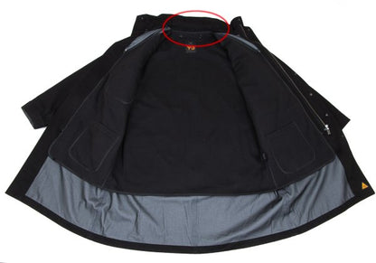 Y-3 Cotton Removable Liner Military Coat Black Size M