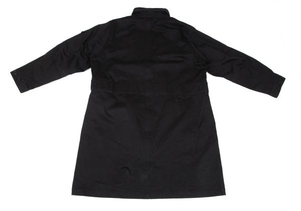 Y-3 Cotton Removable Liner Military Coat Black Size M