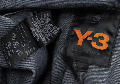 Y-3 Cotton Removable Liner Military Coat Black Size M
