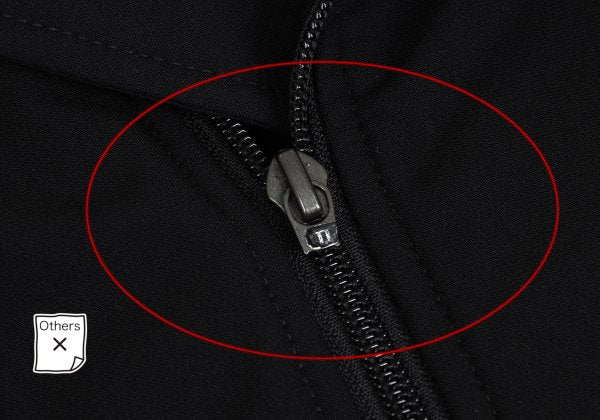 Y-3 Poly Blend Chinstrap Double Zip Long Jacket Black Size M
