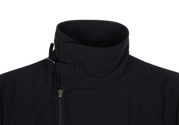 Y-3 Poly Blend Chinstrap Double Zip Long Jacket Black Size M