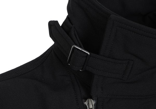 Y-3 Poly Blend Chinstrap Double Zip Long Jacket Black Size M