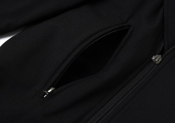 Y-3 Poly Blend Chinstrap Double Zip Long Jacket Black Size M