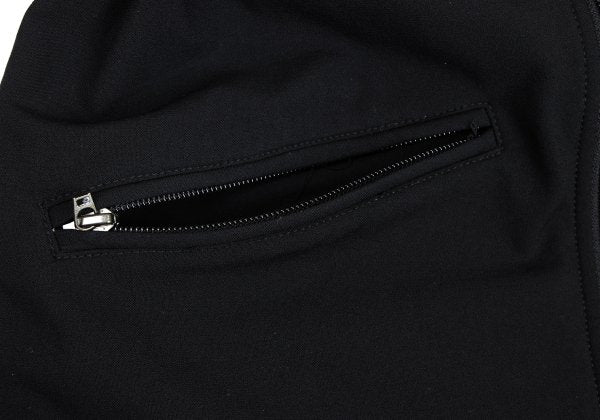 Y-3 Poly Blend Chinstrap Double Zip Long Jacket Black Size M