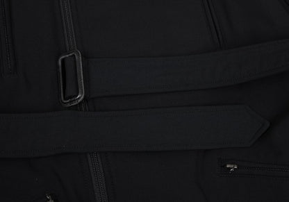 Y-3 Poly Blend Chinstrap Double Zip Long Jacket Black Size M