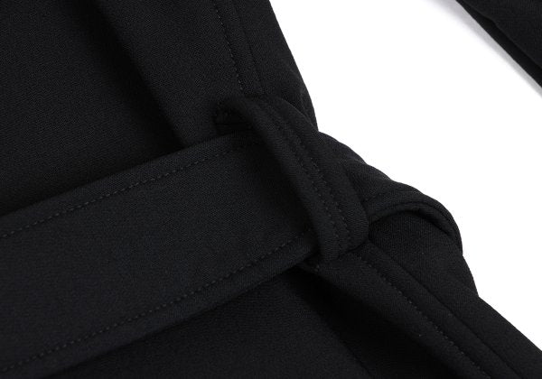 Y-3 Poly Blend Chinstrap Double Zip Long Jacket Black Size M