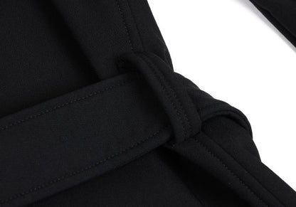 Y-3 Poly Blend Chinstrap Double Zip Long Jacket Black Size M